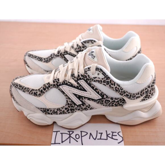 New Balance 9060 x  Exclusive Brown Leopard Unisex Shoes - Damaged box main image 10